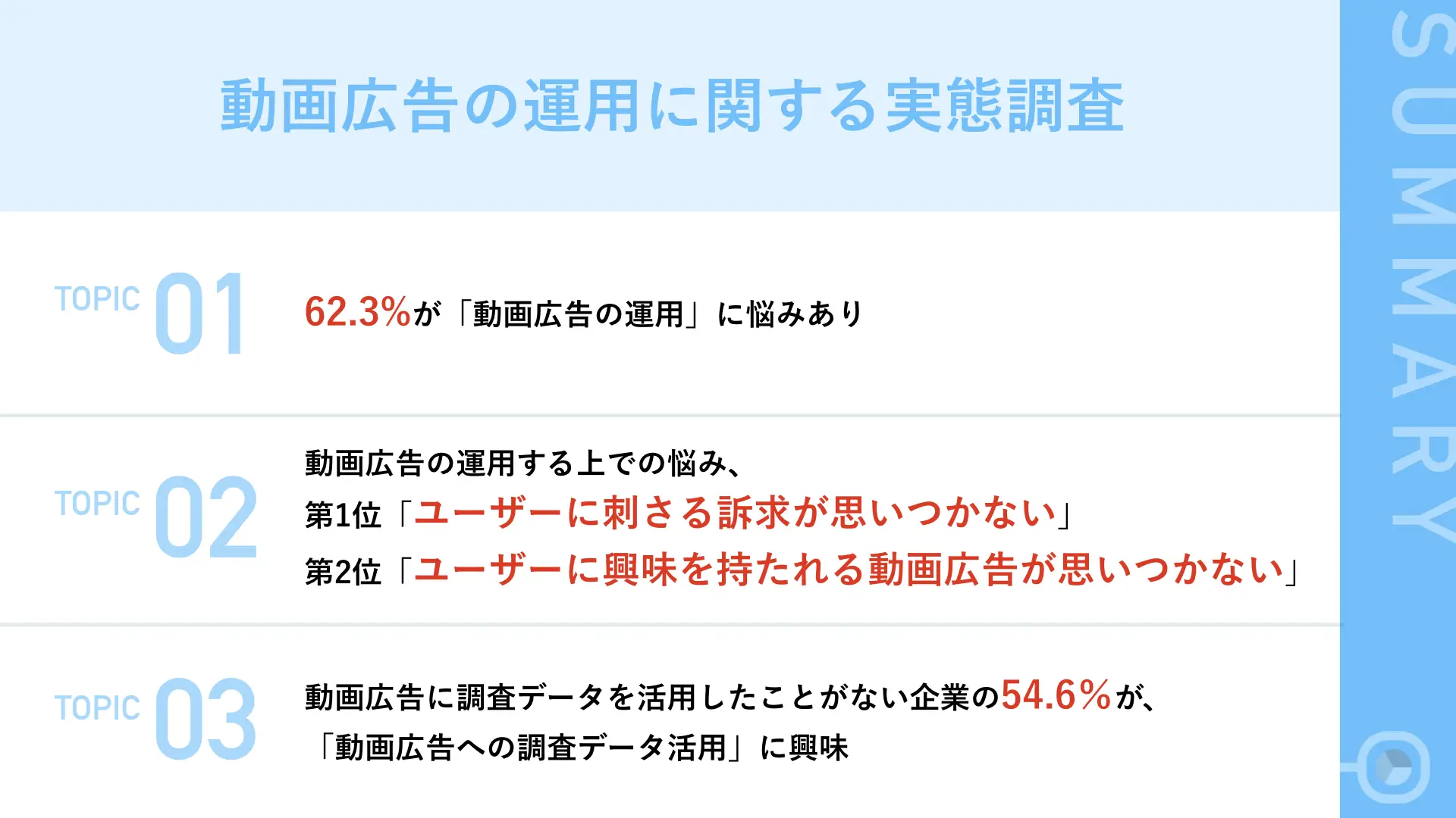 動画広告の運用に関する実態調査